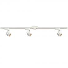 Galaxy Lighting 70118-4-3L WH - Three Light Halogen Track Kit - White